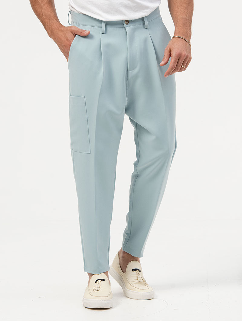 Baby Blue Cargo Pant