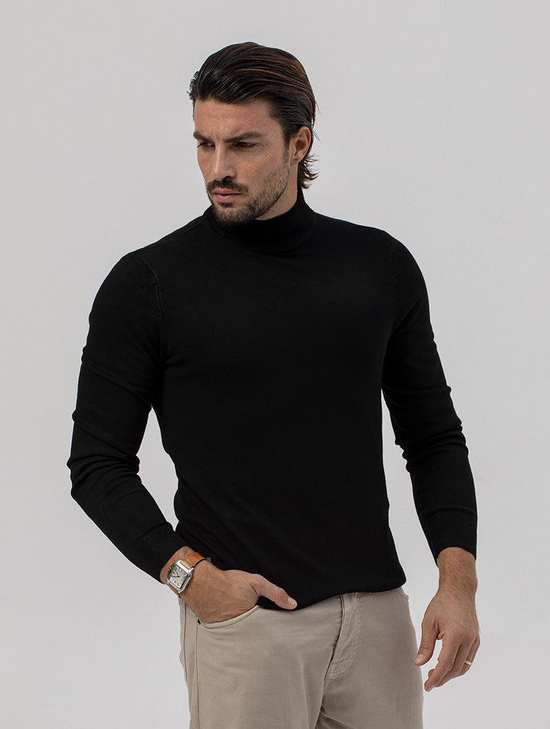 Collo Alto Re Mare Abbigliamento Maglia Maglioni Uomo Re Del Mare