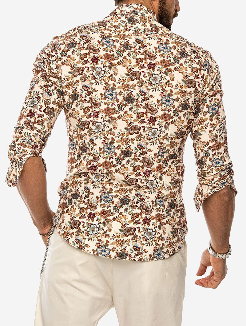 FLORAL PRINTED SHIRT IN MULTICOLOR