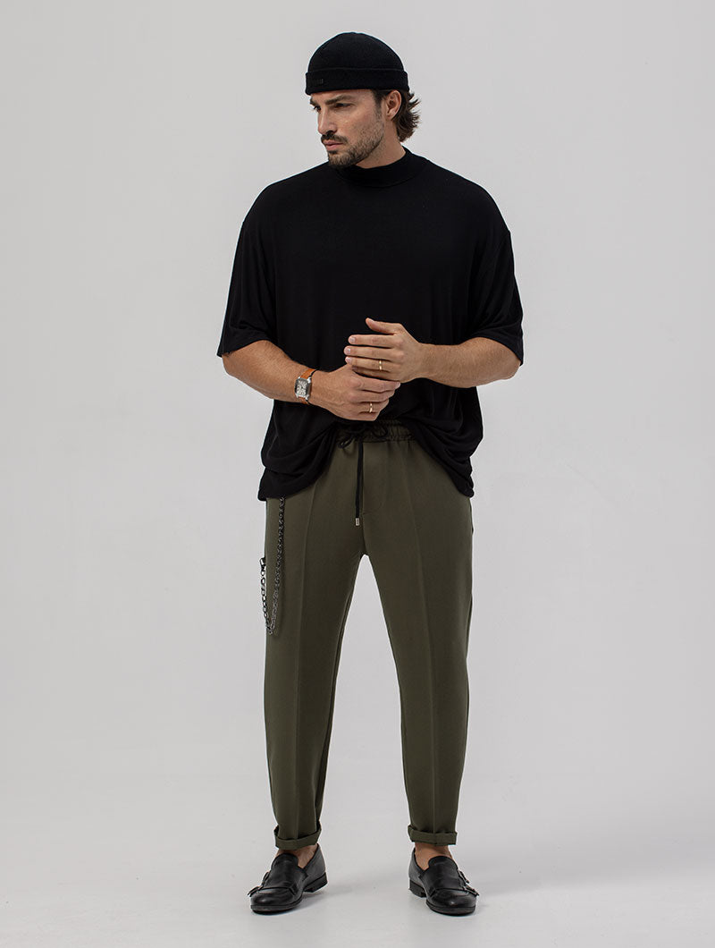 BRADY CASUAL PANTS IN ARMY GREEN