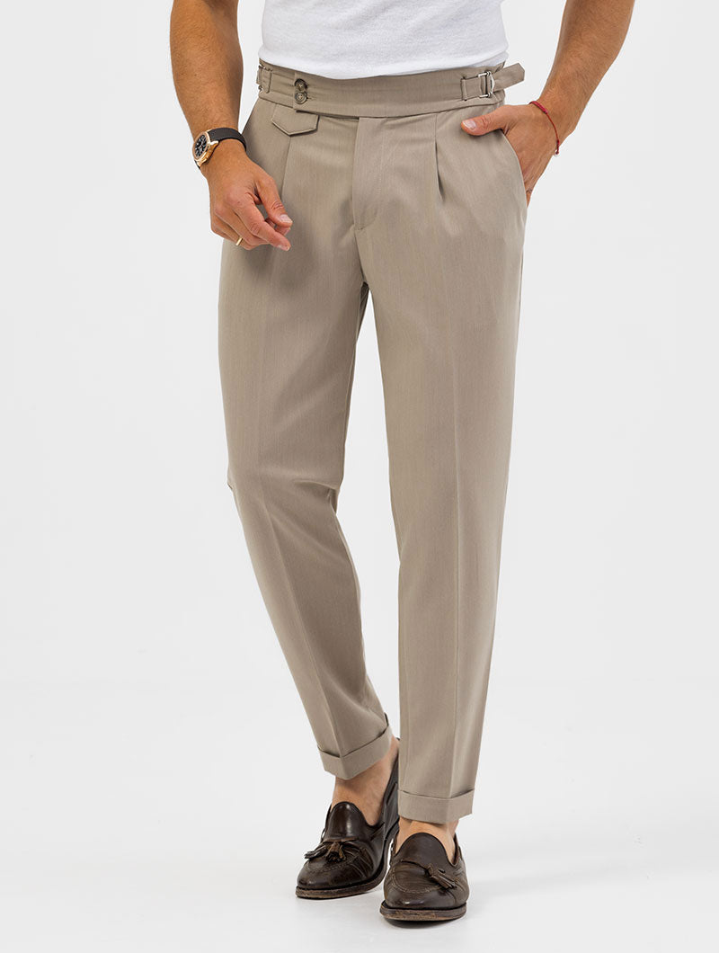 CALEB FORMAL PANTS IN BEIGE