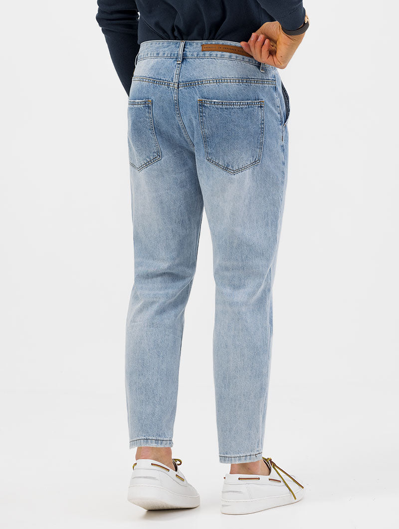 DEAN STRAIGHT JEANS IN BLUE