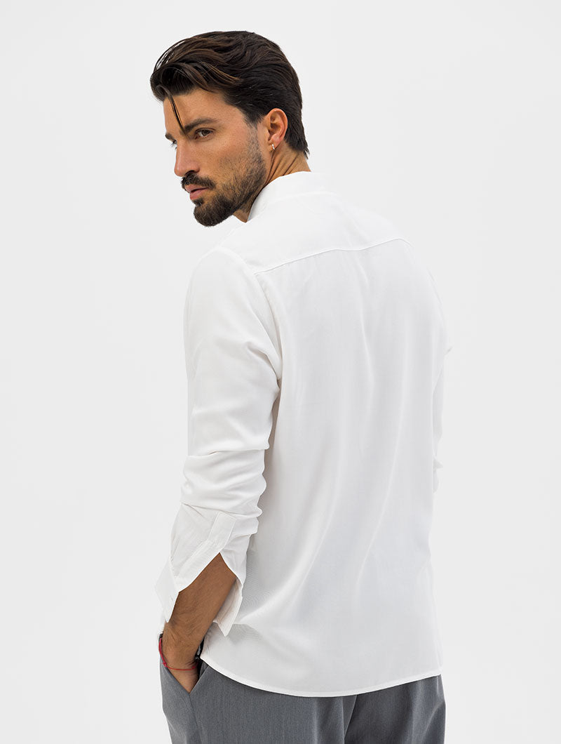 PEARL CASUAL SHIRT IN WHITE