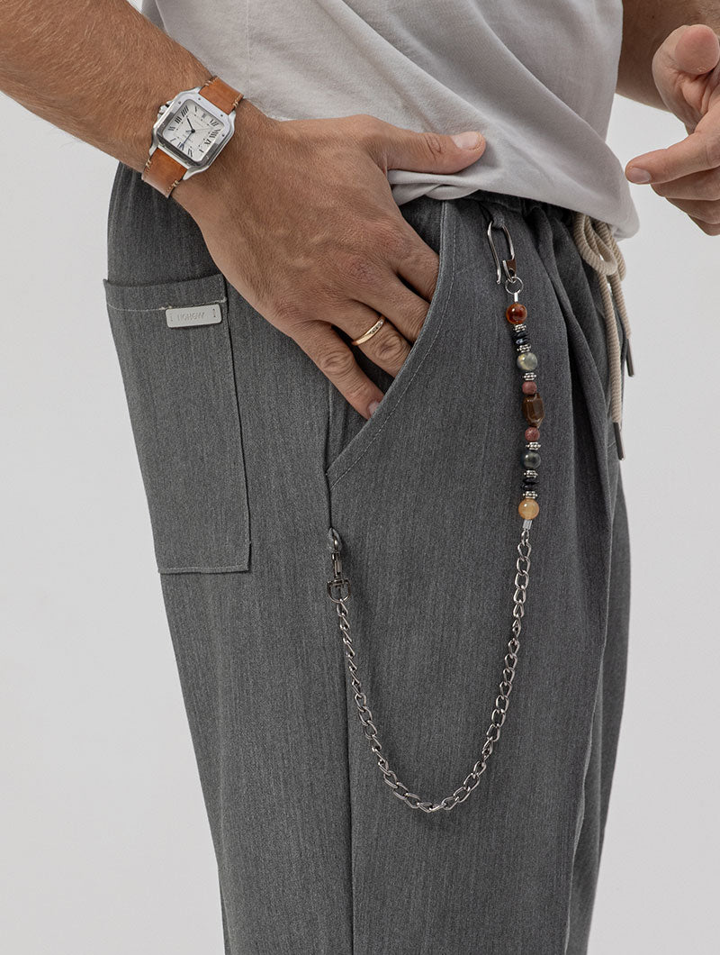 DEXTER CASUAL PANTS IN ANTHRACITE