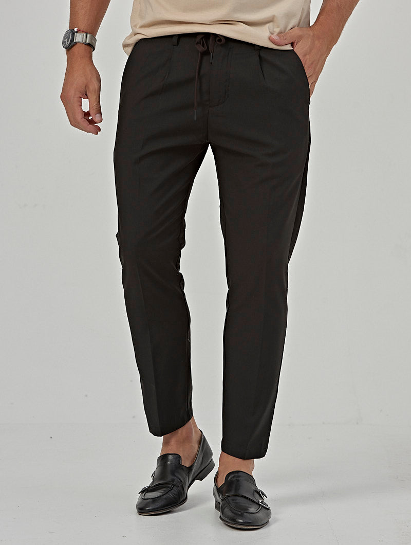 ZANE PANTALONES CASUAL EN NEGRO