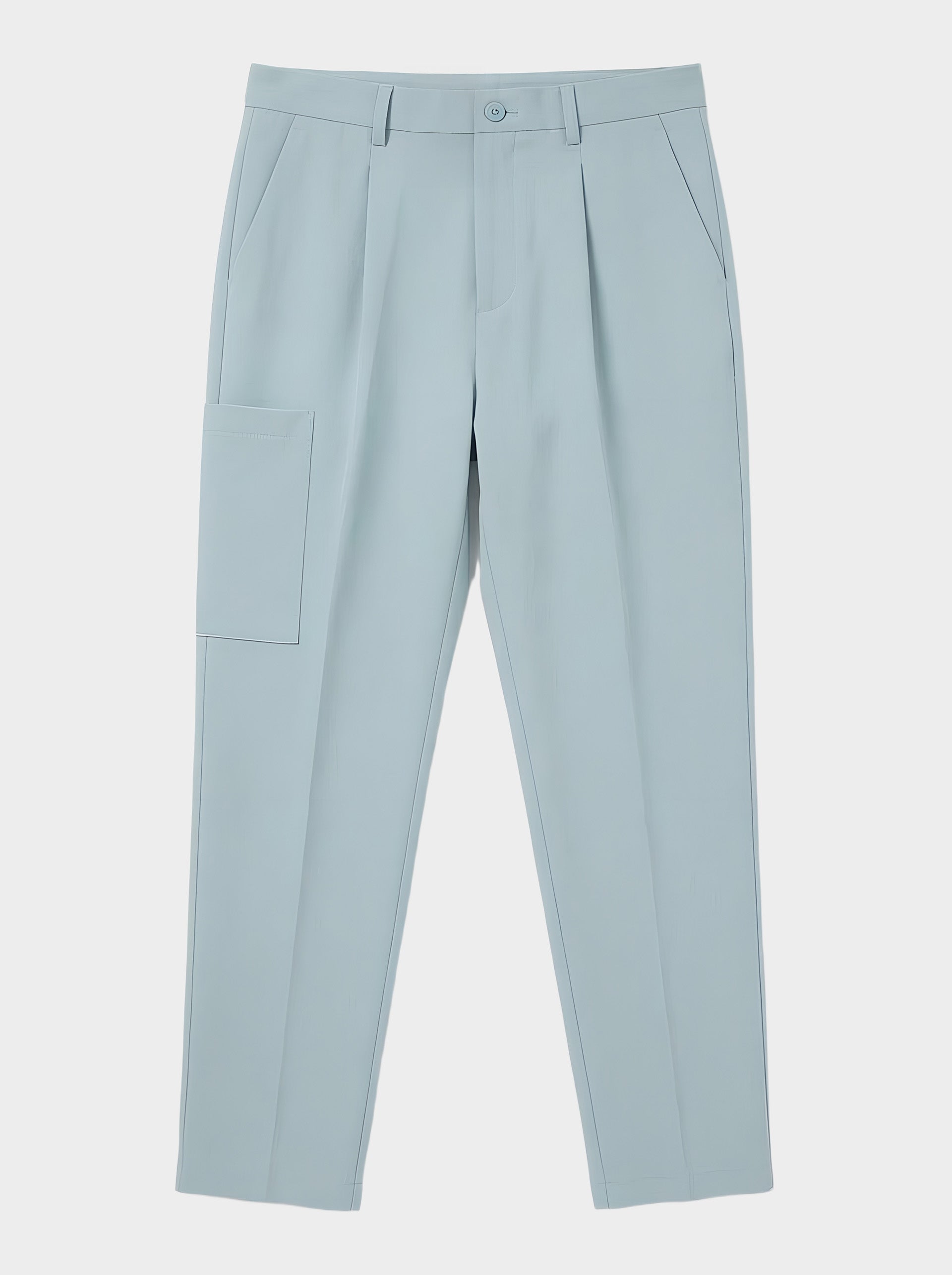 OVERSIZE CARGO PANTS IN LIGHT BLUE