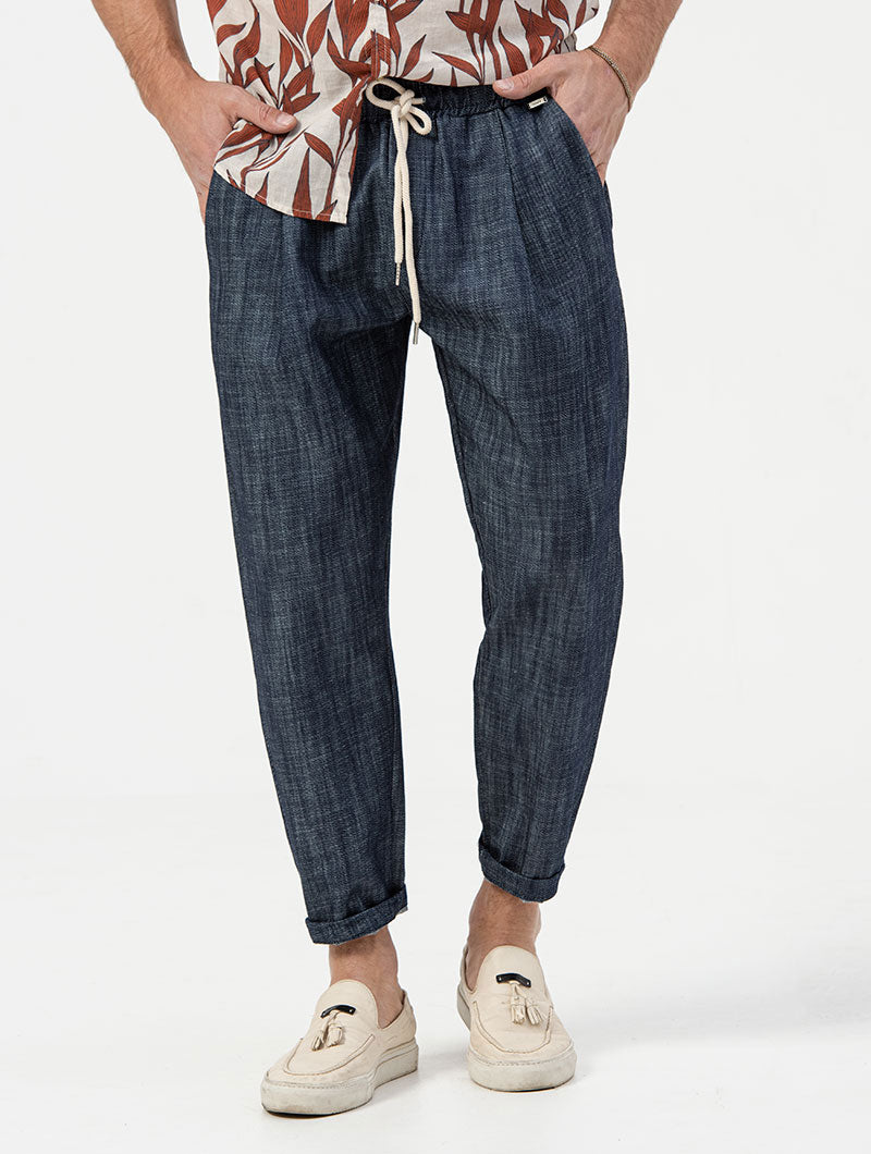 KOCHI CASUAL PANTS IN DENIM