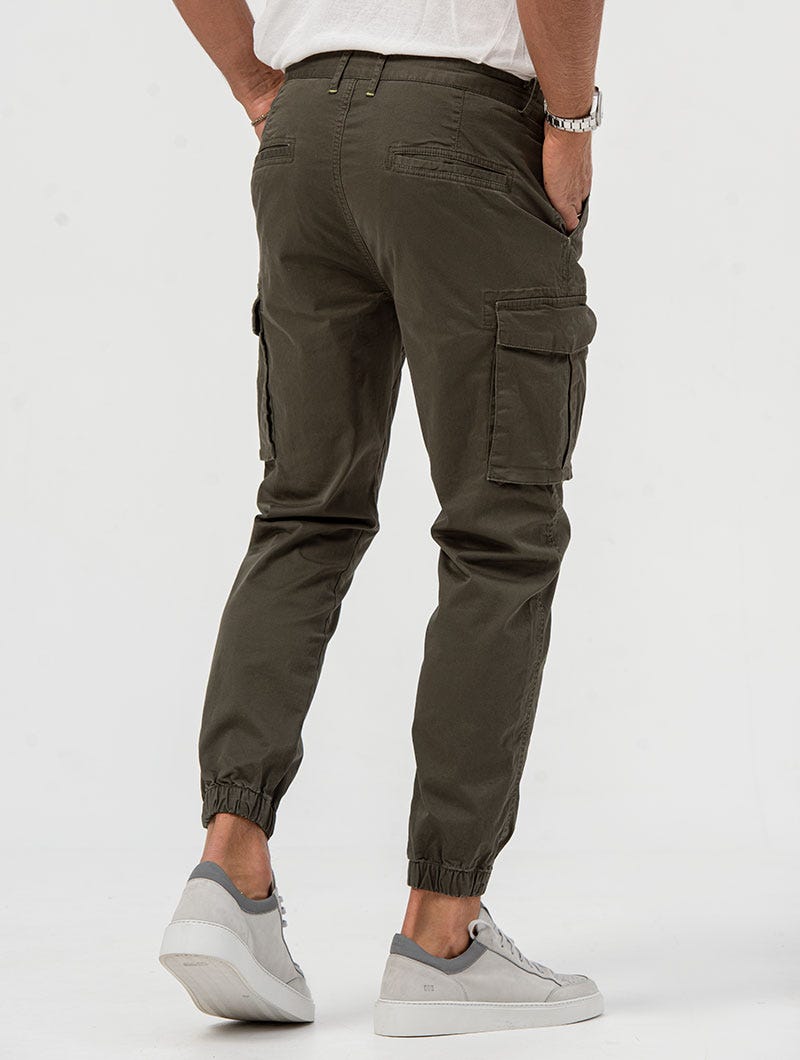 MATEO CARGO PANTS IN GREEN