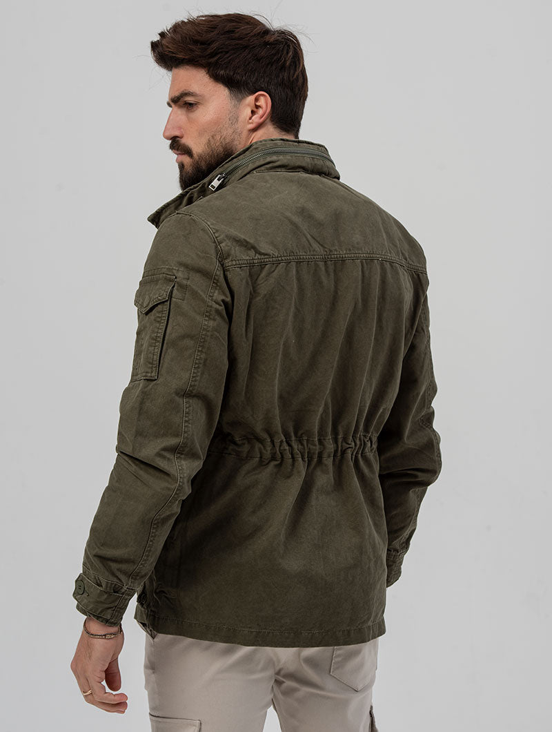 MOMO JACKET IN ARMY GREEN