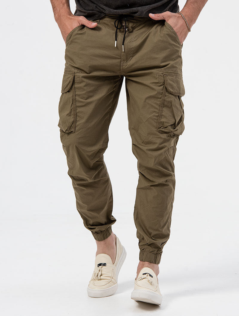 GAEL CARGO PANTS IN ARMY GREEN