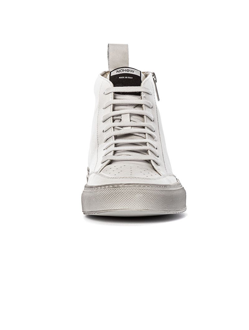 009 HIGH SNEAKERS IN WHITE