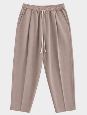 CARROT-FIT-HOSE MIT KORDELZUG IN BEIGE