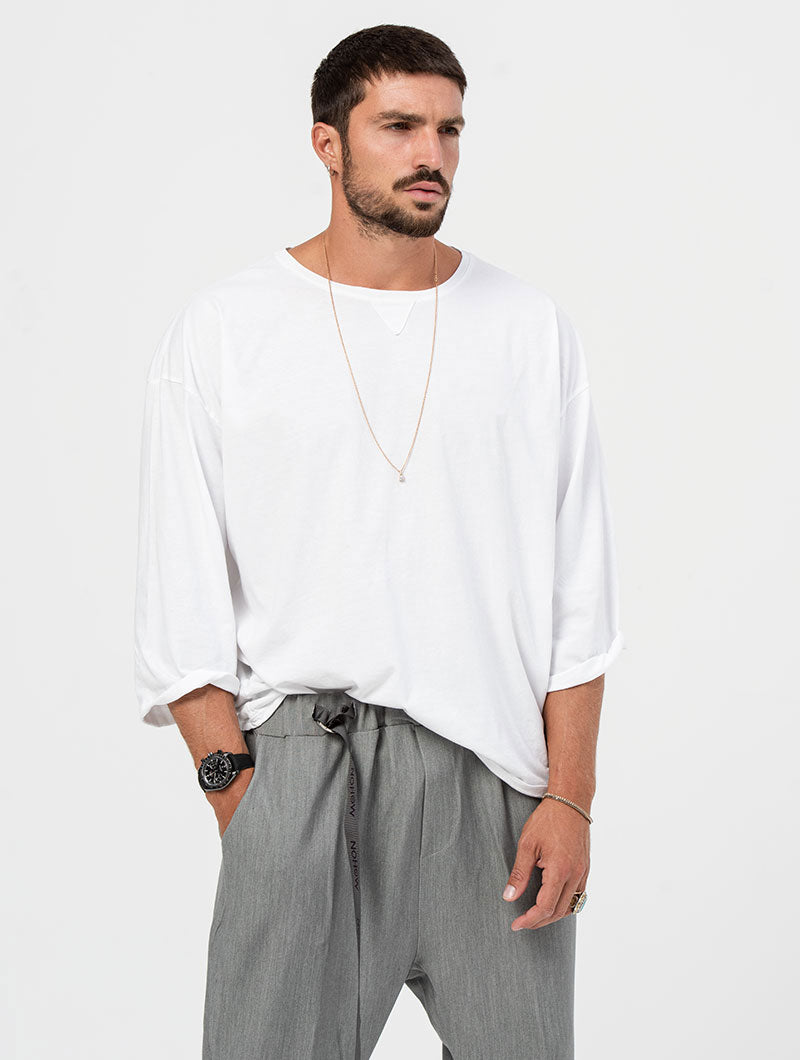 OHIO OVERSIZED T-SHIRT IN WHITE