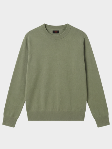COTTON SWEATER IN GREEN