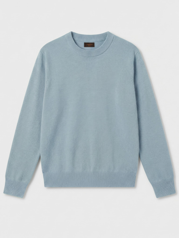 COTTON SWEATER IN SKY
