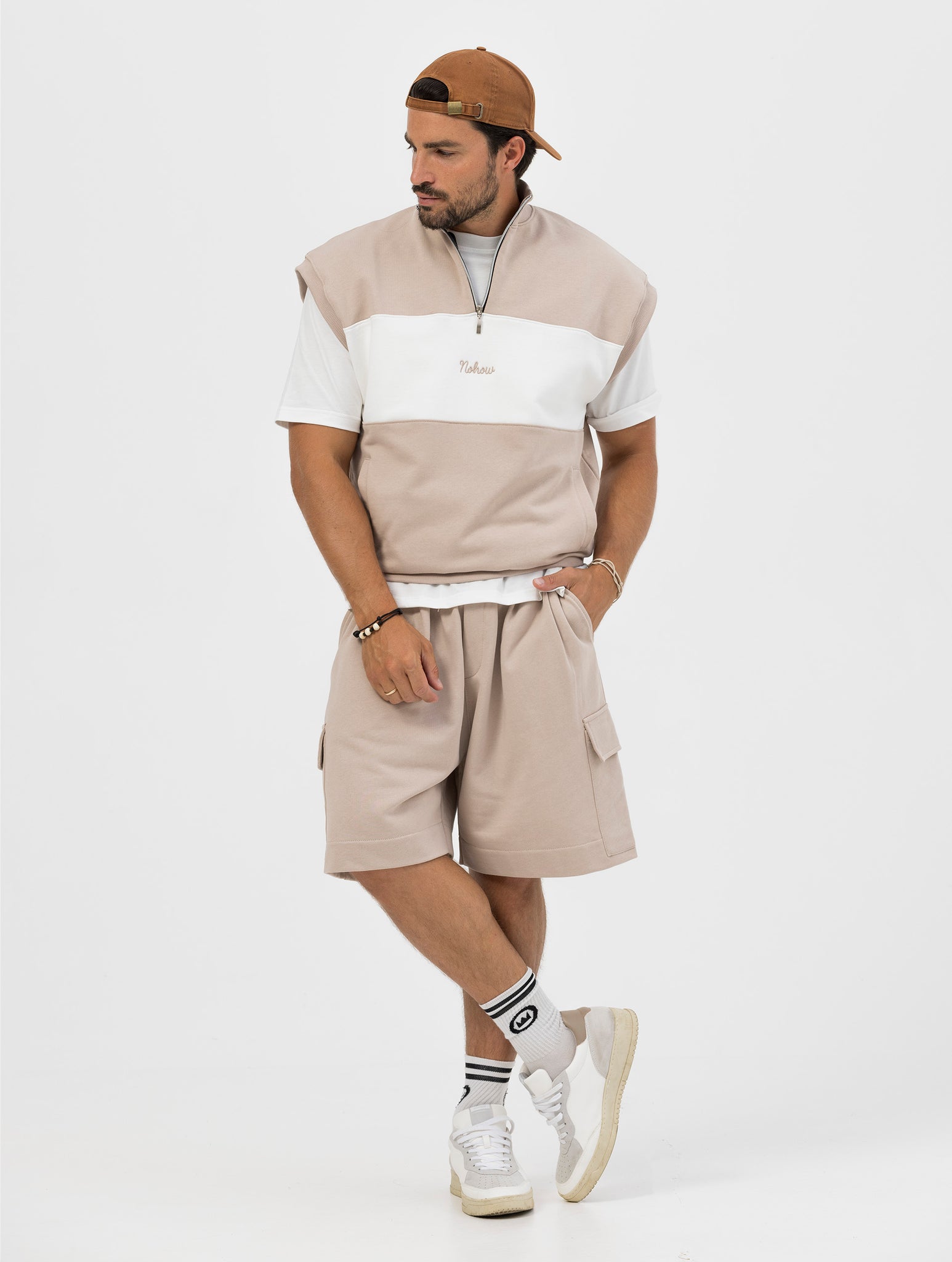 BRODIE BEIGE JOGGINGHOSE