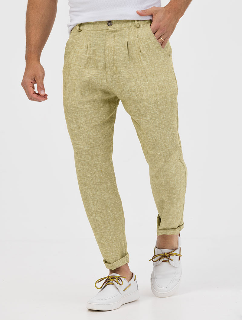 FEDRO  PANTALON CASUAL VERT