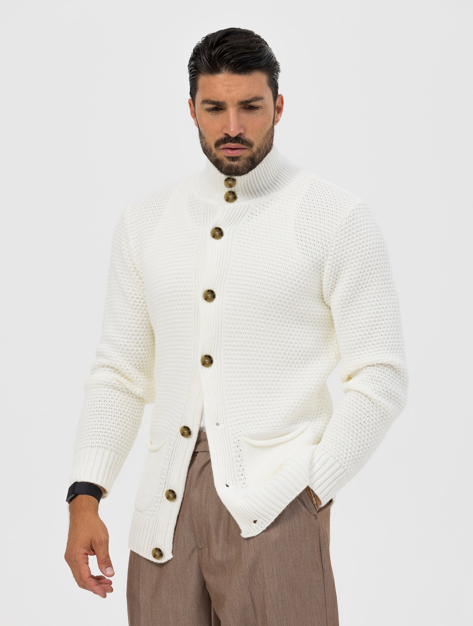 DAICHI CARDIGAN CRÈME