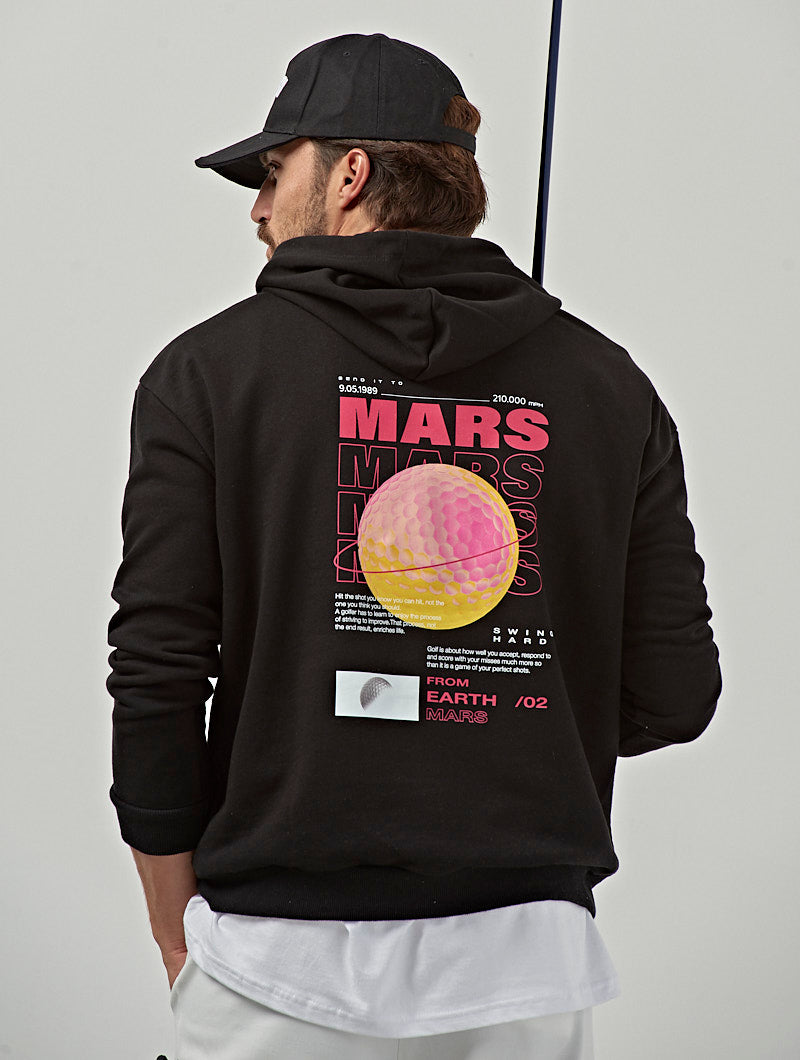 MARS SWEAT-A-CAPUCHE EN NOIR