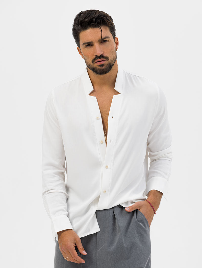 PEARL CASUAL SHIRT IN WHITE
