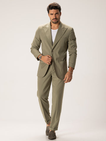 TADASHI SUIT IN GREEN