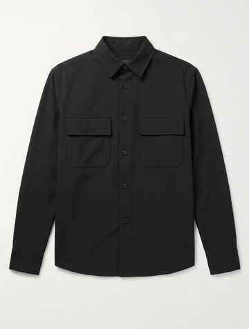 OVER SHIRT IN BLACK