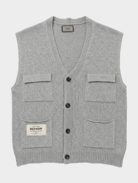4-POCKET VEST IN GREY