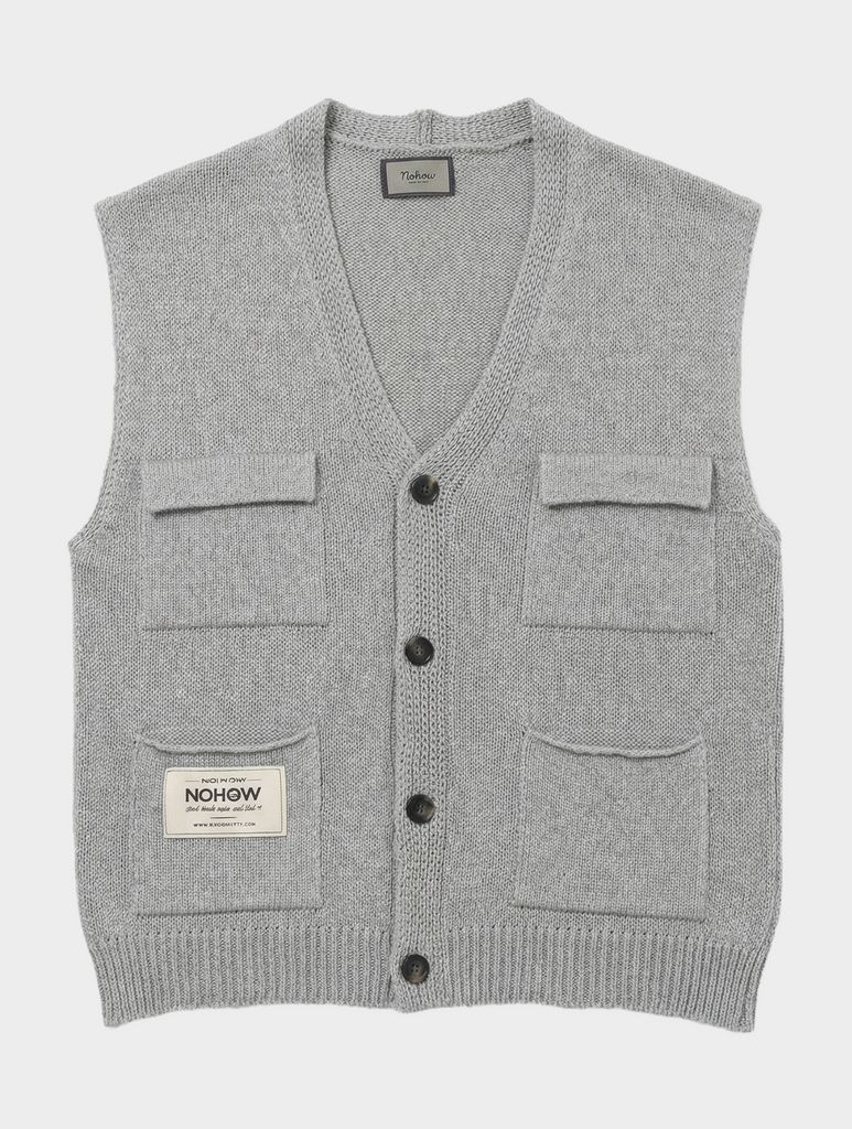 4-POCKET VEST IN GREY
