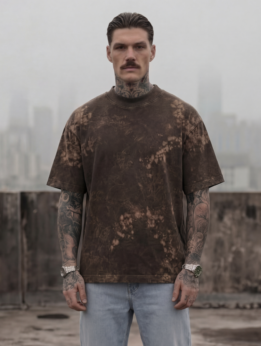 KENSHIN T-SHIRT MARRONE