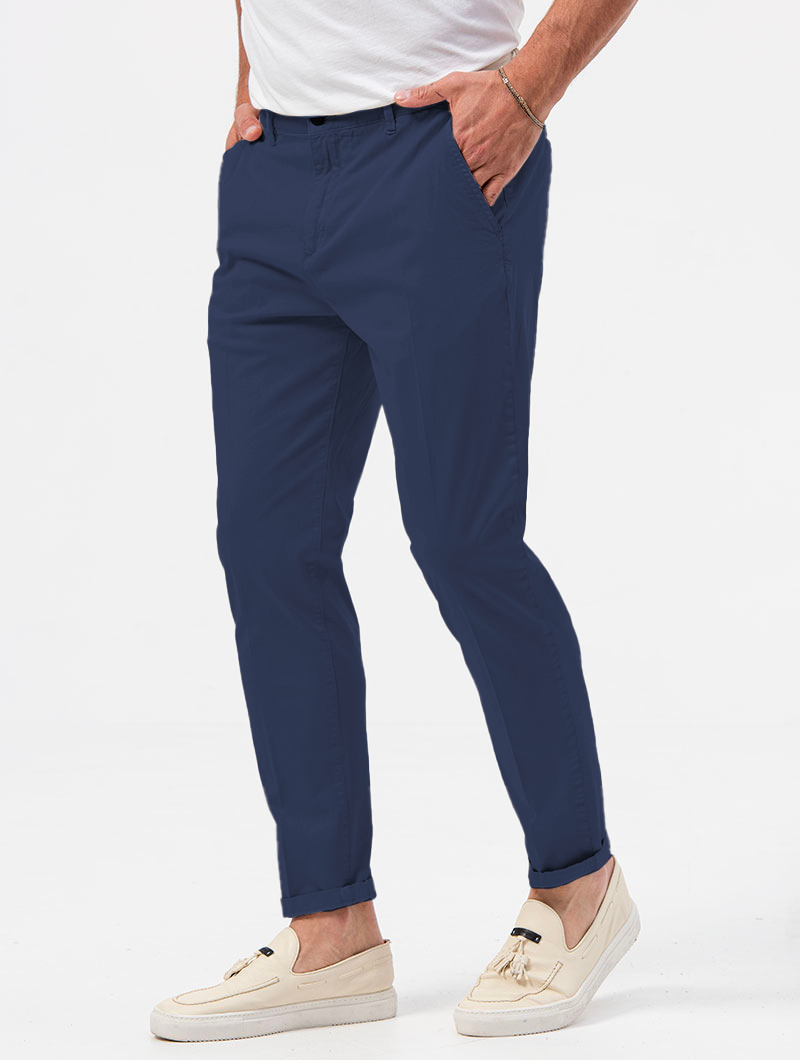 ROMAN PANTALON BLEU