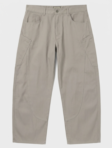 BAGGY CARGO PANTS IN GREY