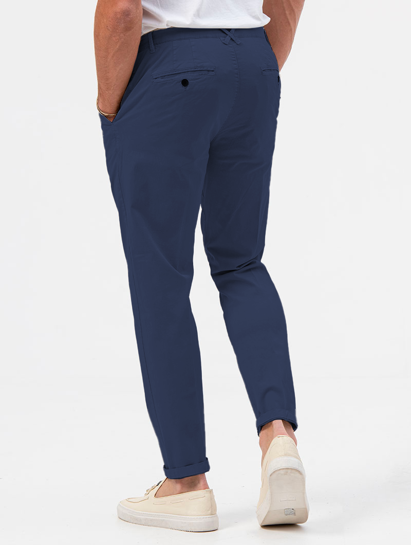 ROMAN PANTALÓN CASUAL AZUL