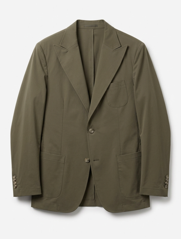 TECHNISCHER BLAZER IN ARMYGRÜN