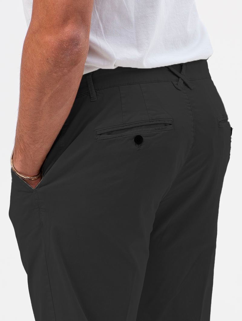 ROMAN PANTALÓN CASUAL NEGRO