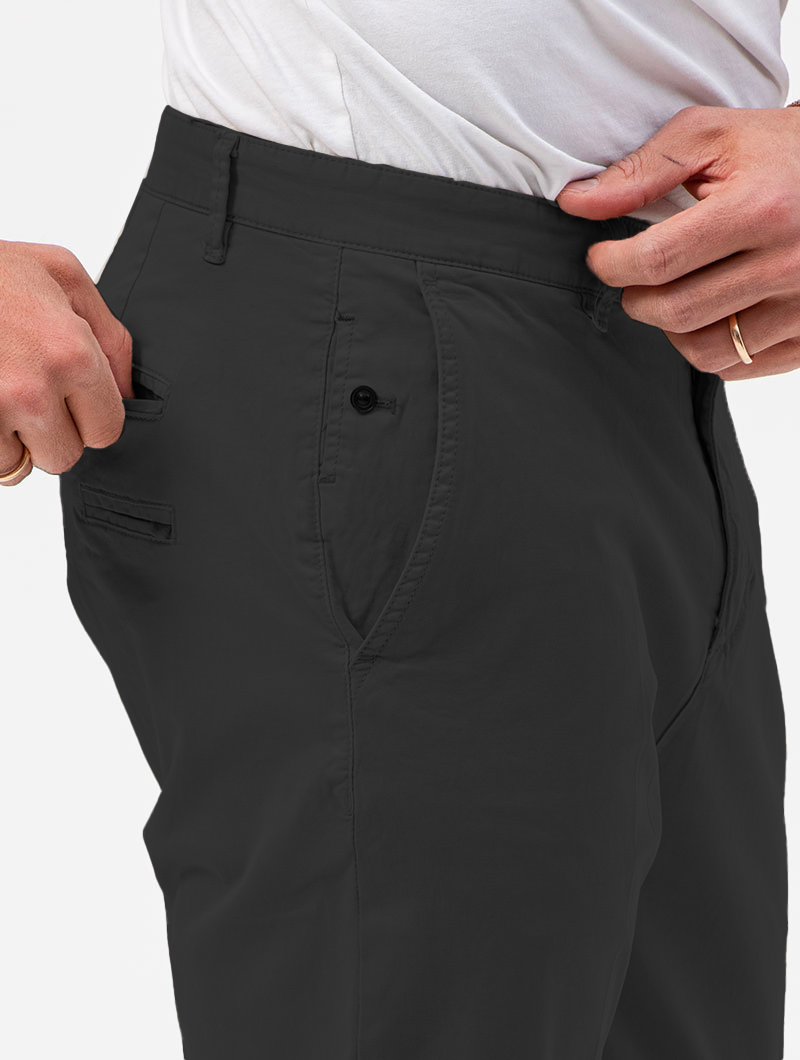 ROMAN PANTALÓN CASUAL NEGRO