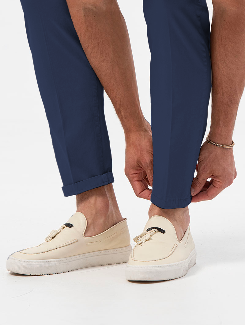 ROMAN PANTALÓN CASUAL AZUL