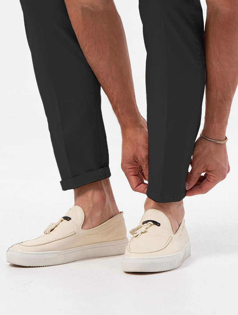 ROMAN PANTALÓN CASUAL NEGRO