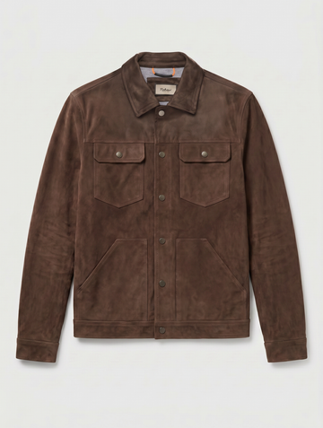 LINED JACKET IN BROWN