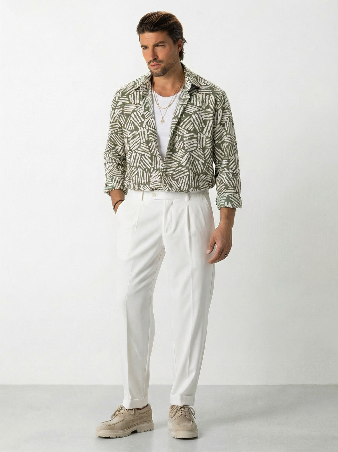 DAK  BEDRUCKTES HEMD IN ÜBERGRÖSSE