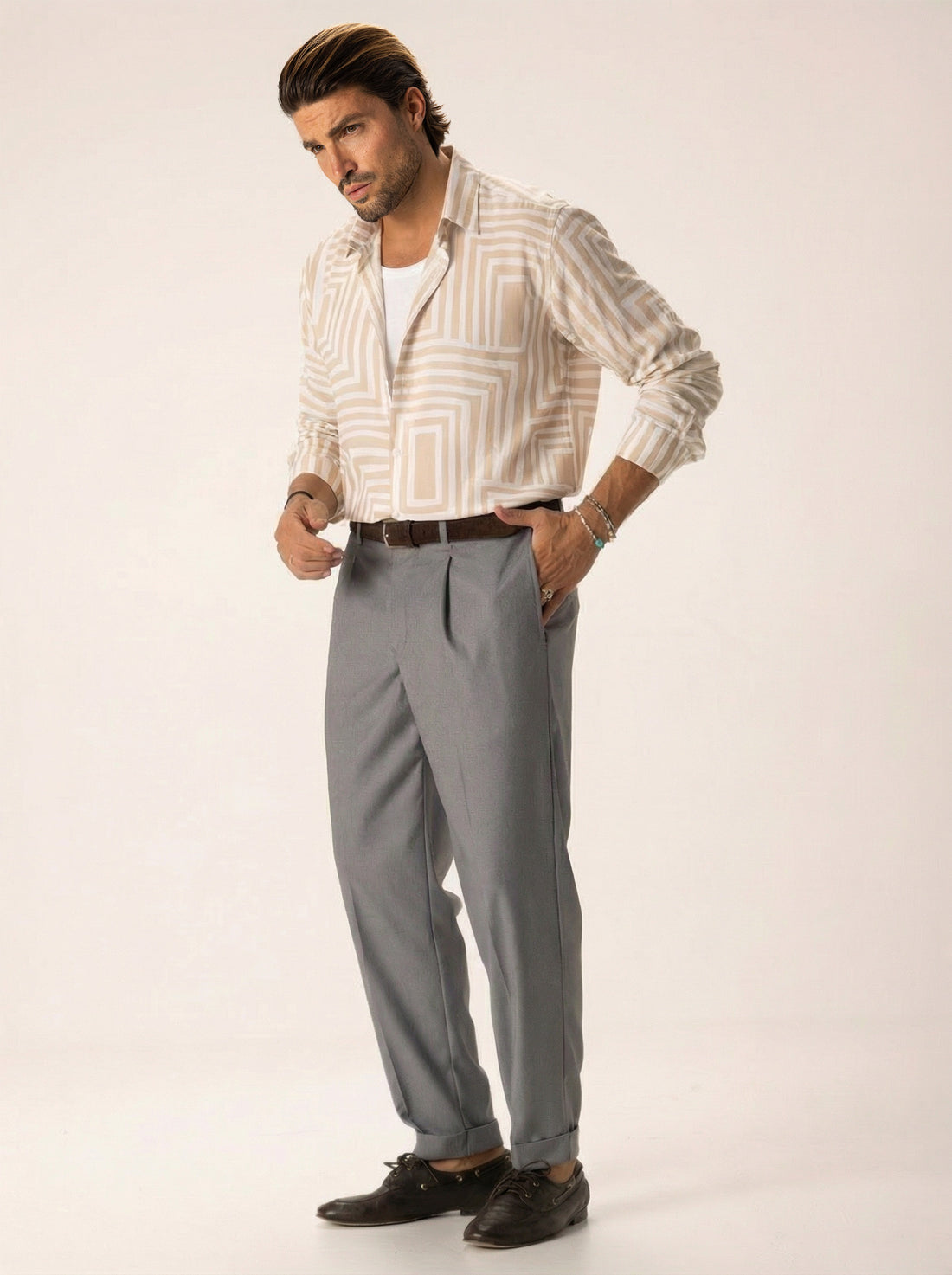 BEN FORMAL PANTS IN GREY