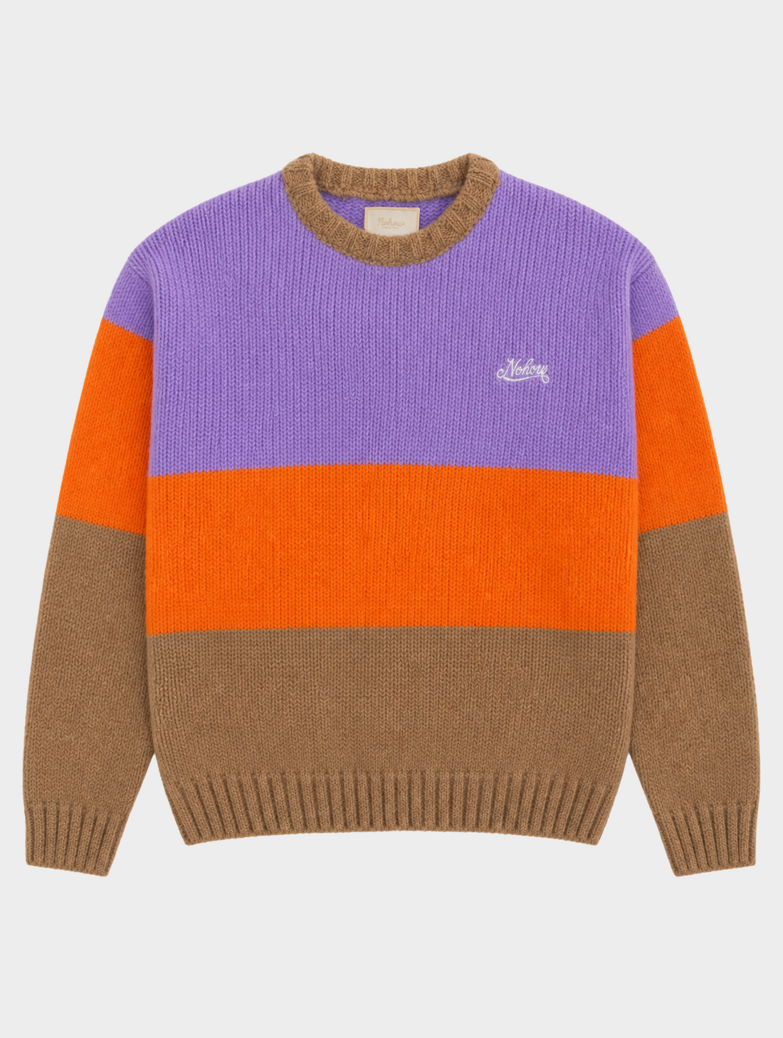 WOOL CREWNECK STRIPED SWEATER MULTICOLOR