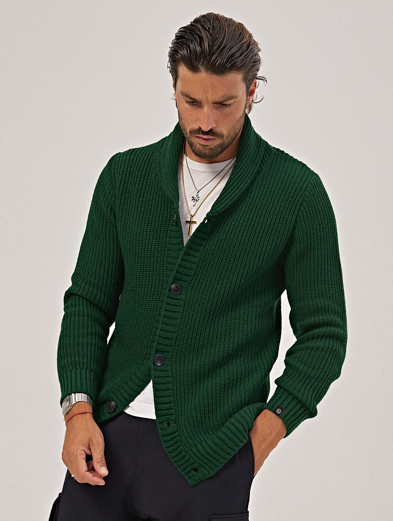 PARKER CARDIGAN IN GREEN