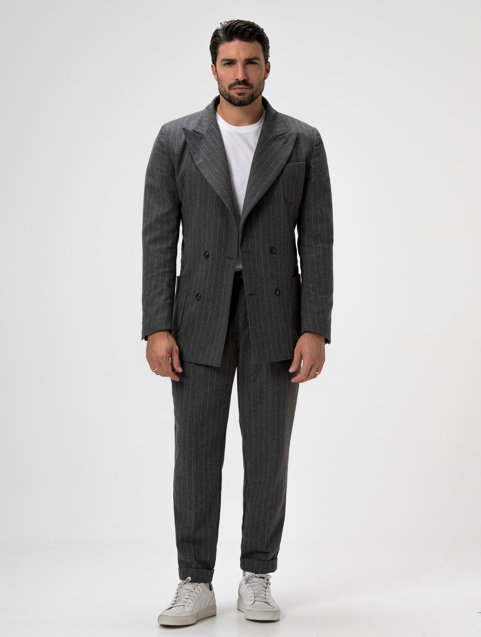 GARY 2.0 FLANNEL SUIT IN GRAY