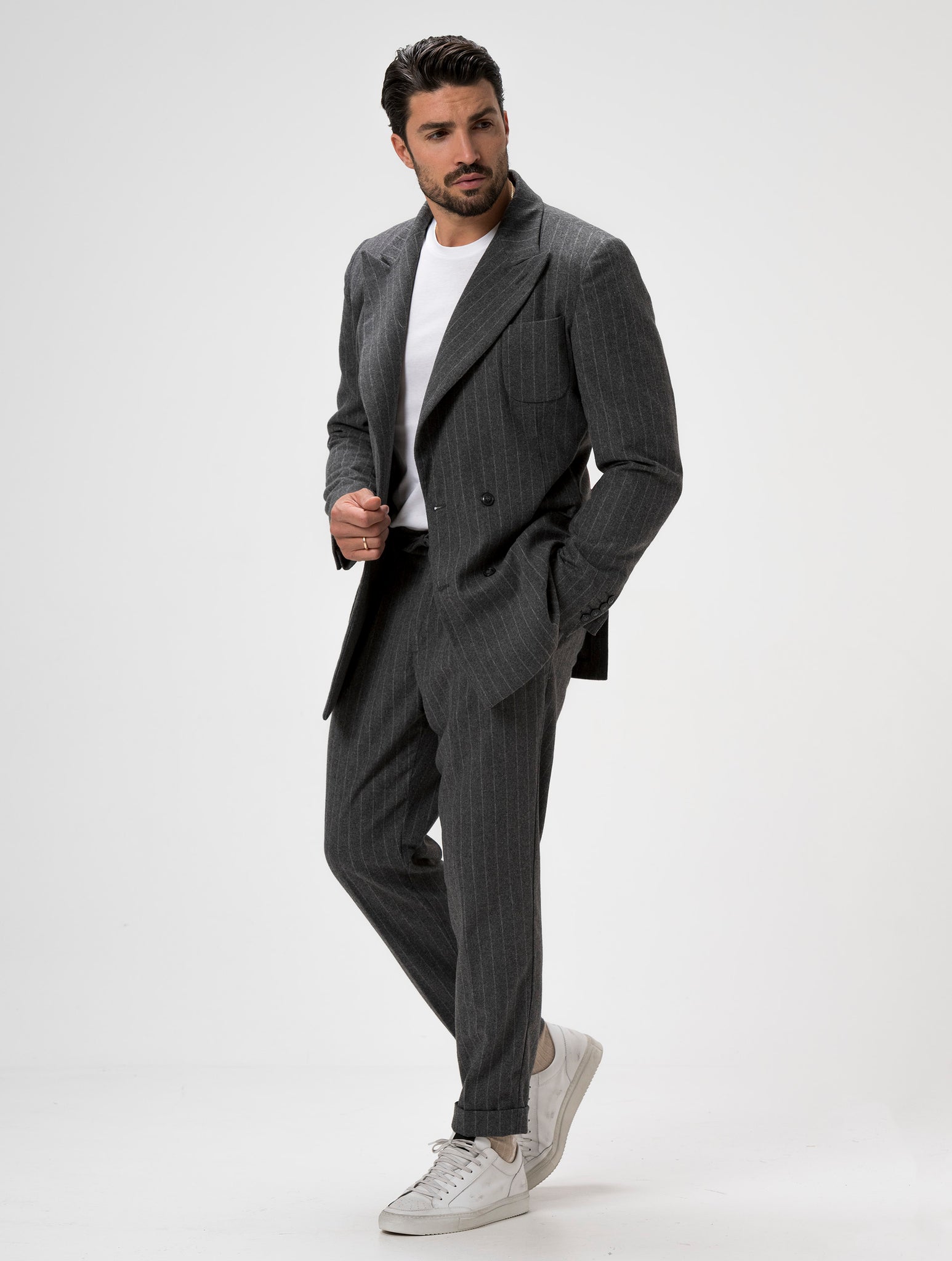 GARY 2.0 FLANNEL SUIT IN GRAY