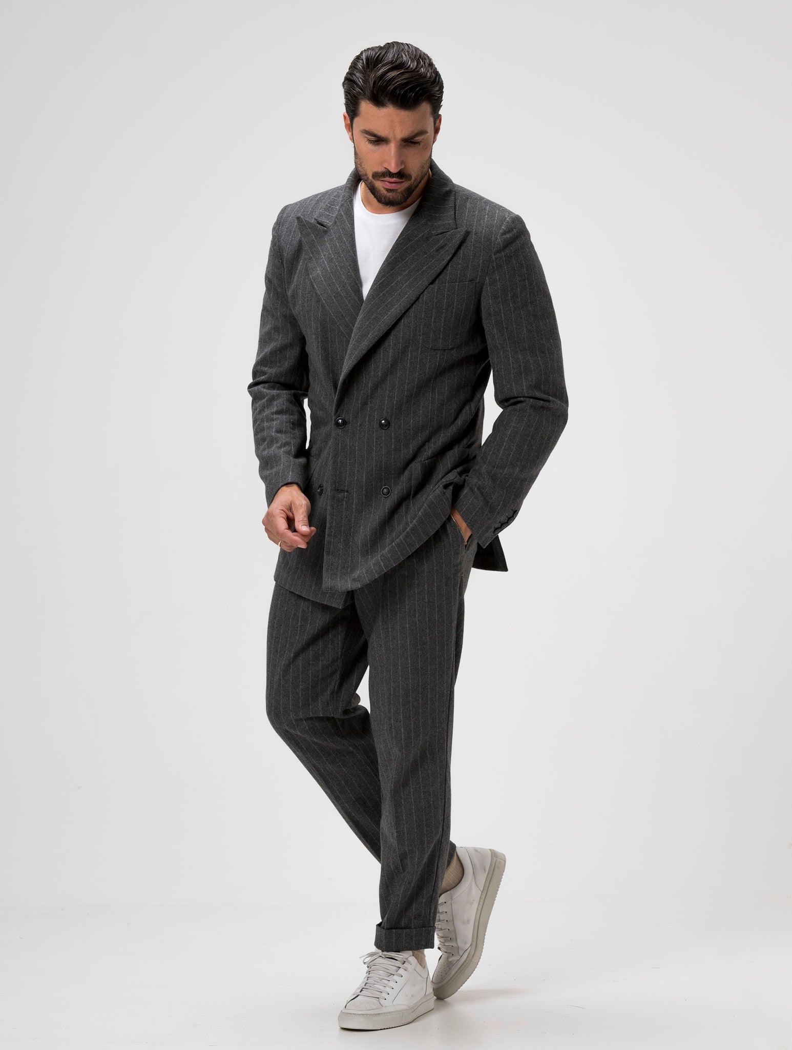 GARY 2.0 FLANNEL SUIT IN GRAY