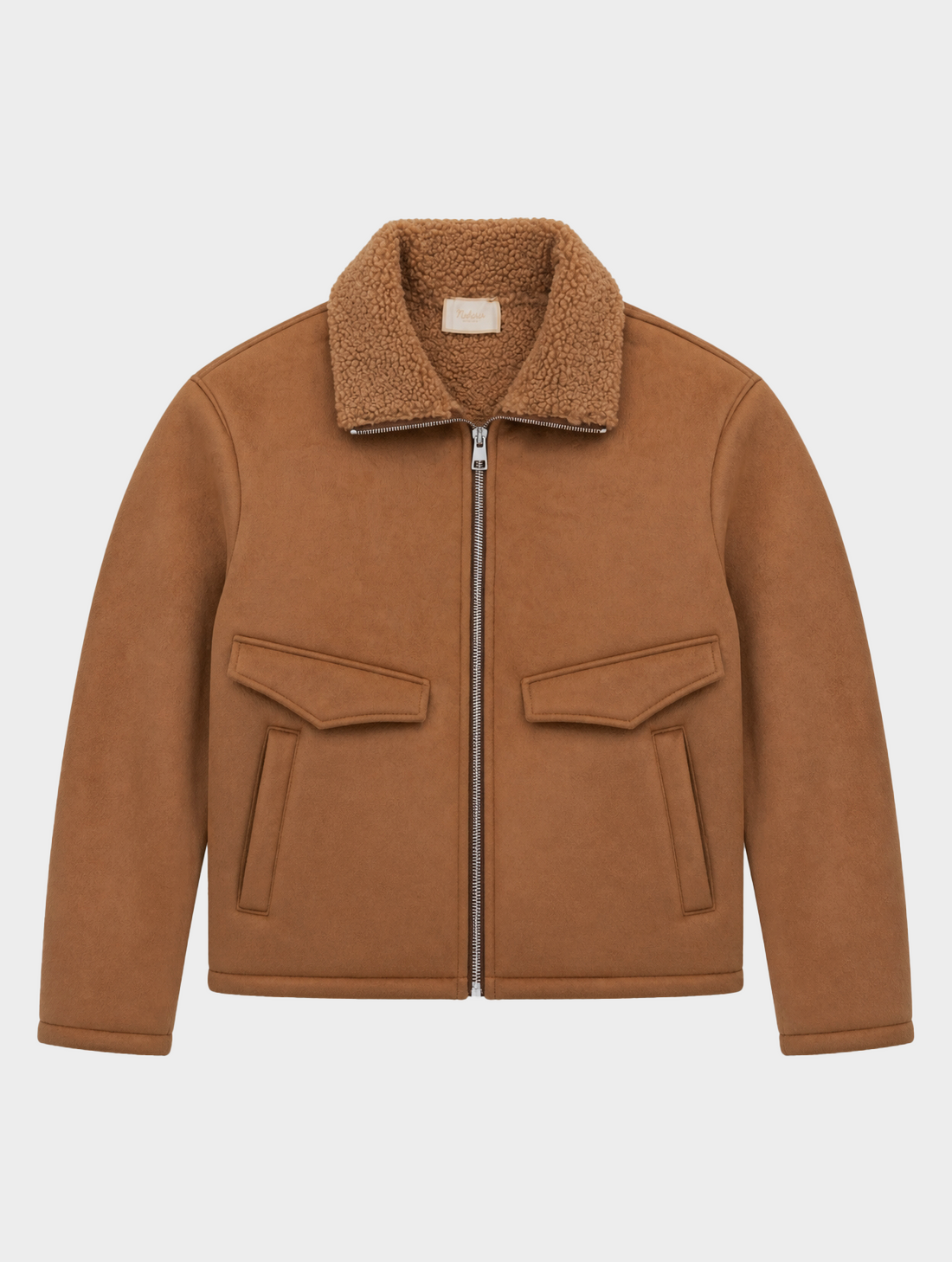 SHEARLING JACKET IN CAMEL