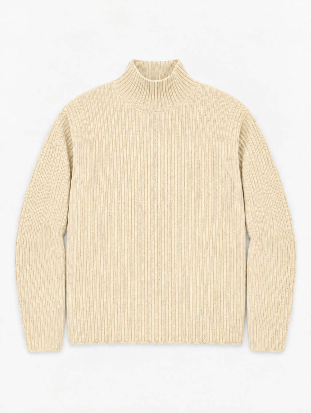 ROLLNECK SWEATER IN CREAM