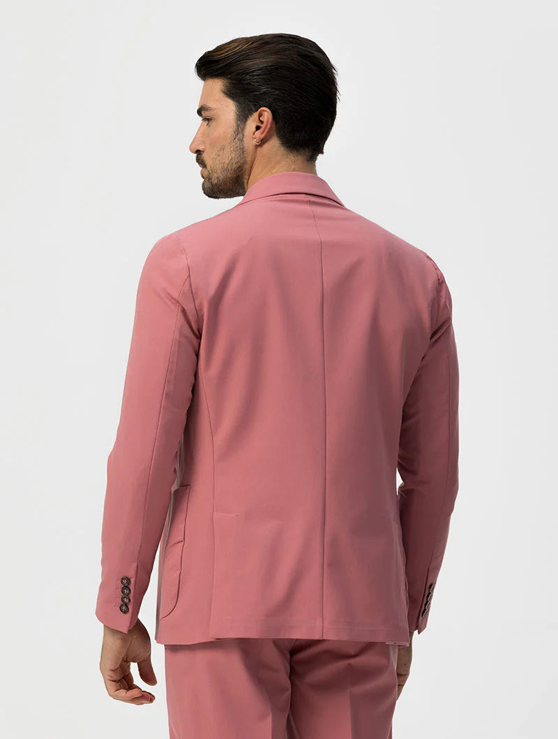 MASON DOUBLE BREASTED BLAZER IN ROSE