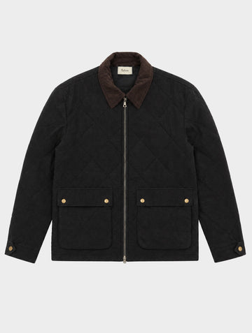 QUILTED JACKET IN BLACK