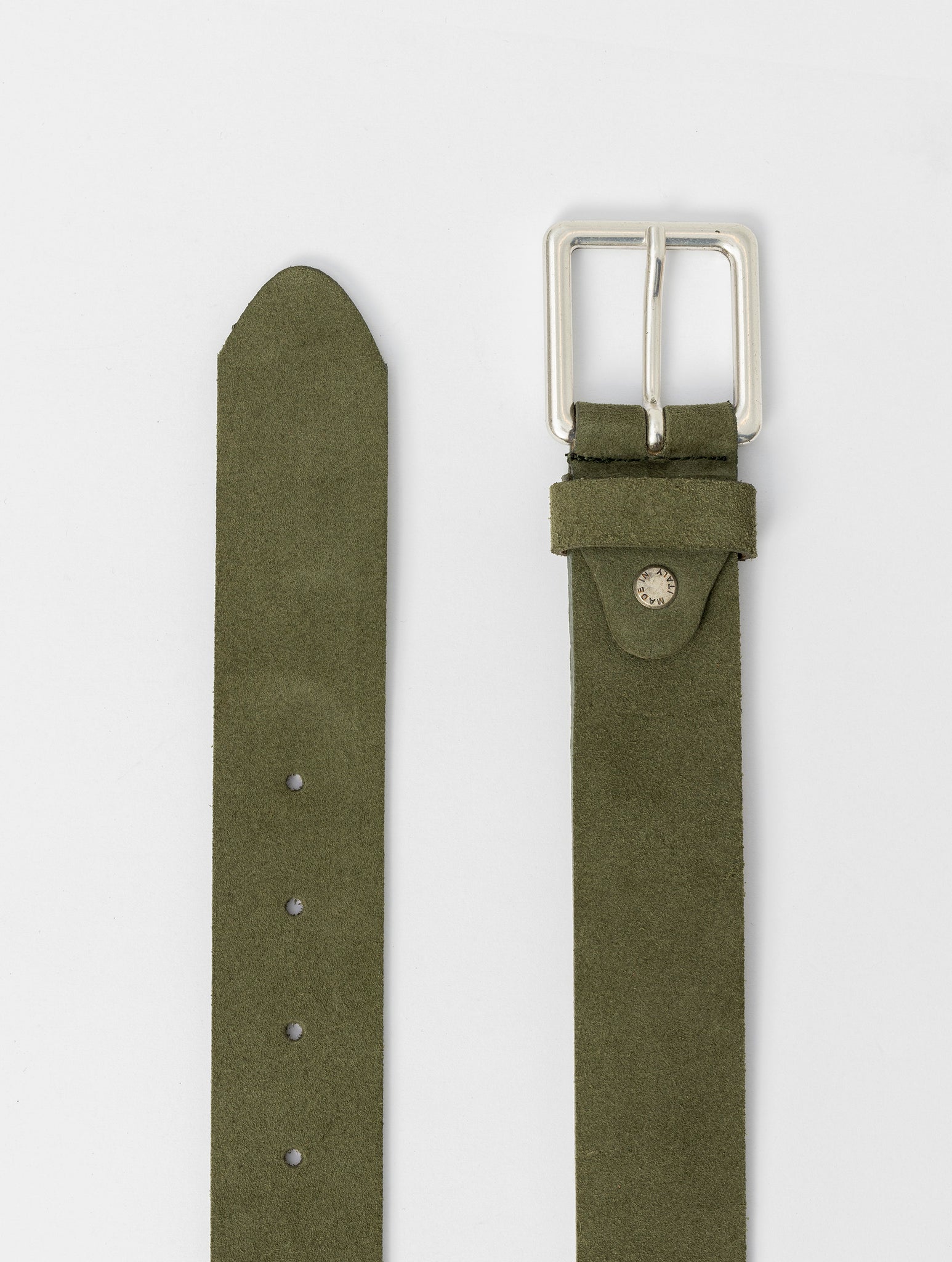 SUEDE BELT IN GREEN